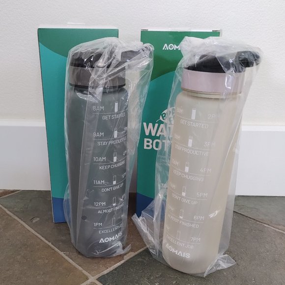 New AOMAIS Motivational Water Bottle - Picture 2 of 10